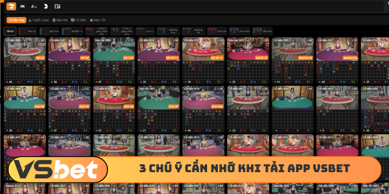 3 chú ý cần nhớ khi tải app VSBET