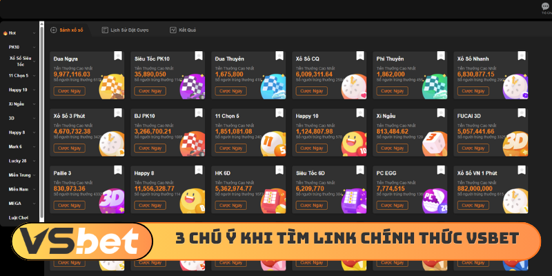3 chú ý cần nhớ khi tìm link chính thức VSBET