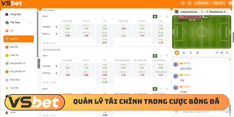 Quản lý tài chính trong cược bóng đá