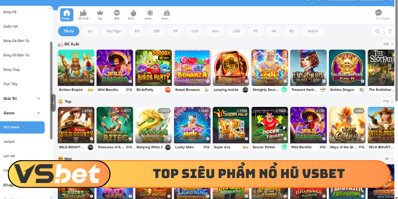 TOP siêu phẩm nổ hũ VSBET