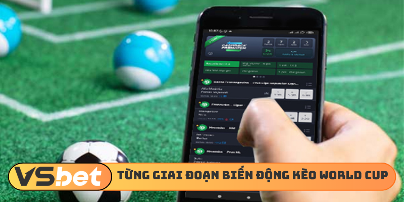 Từng giai đoạn biến động kèo World Cup